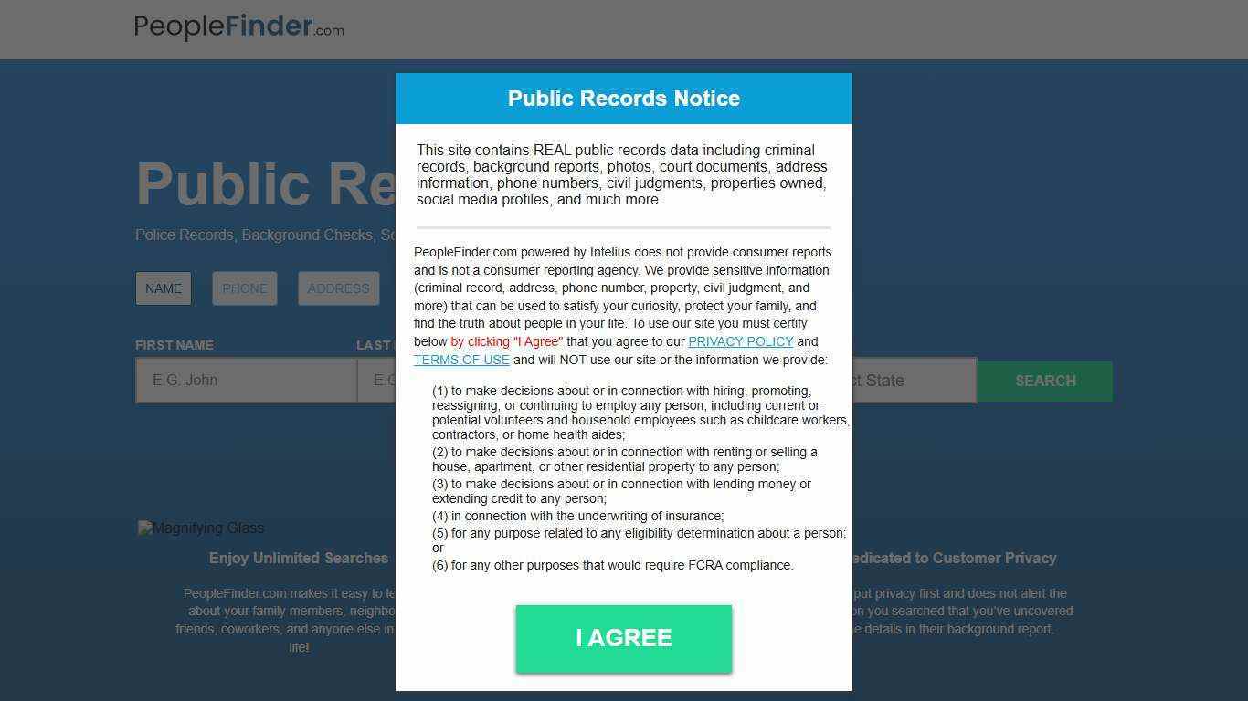 People Finder - People Search, Background Checks & Phone Number Lookup